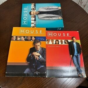 DOCTOR HOUSE 3 seasons DVD set. Season 2,3 & 6 DVD sets GUC